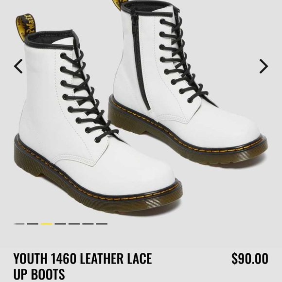 Dr. Martens White Boots - Picture 3 of 15
